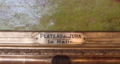 Léon BOUDOT (Besançon, 1851-1930)
Plateau...