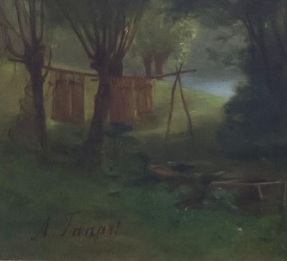 Antonin FANART (Besançon, 1831-1903)
Le départ...