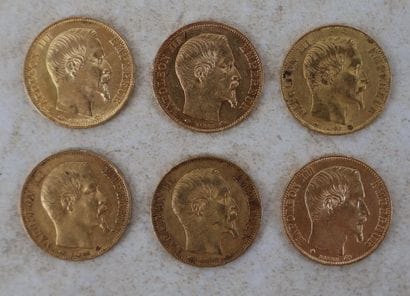 PAS DE LIVE SUR CE LOT
6 pièces 20 francs...