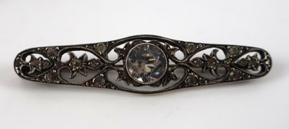 Ensemble en argent constitué d'une montre...