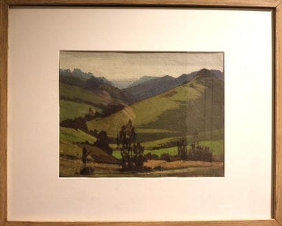 Lucien PILLOT (Vesoul, 1882-1973)
Paysage...
