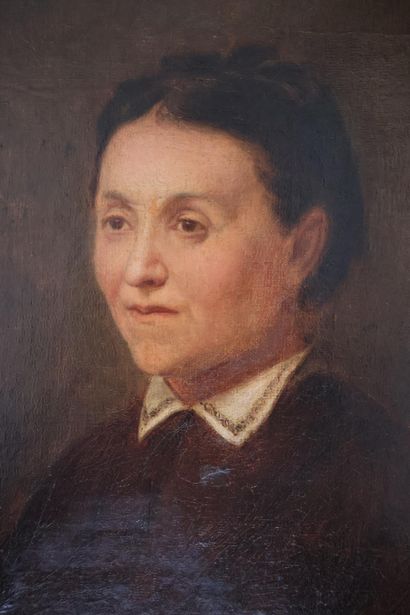 Ecole de la fin du XIXe siècle
Portrait de...