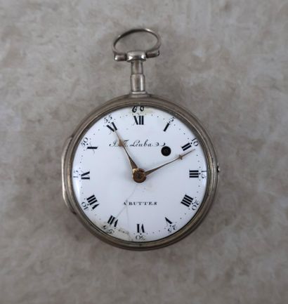 Montre à gousset en argent possiblement 800/1000,...