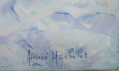 Ecole contemporaine, Aimicé HACHELET
Le skieur...