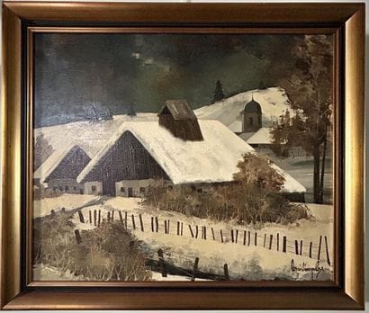Louis SIMPLOT (1913-1983)
Fermes comtoises...