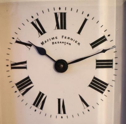 Maxime Fernier, Besançon
Pendulette en laiton,...
