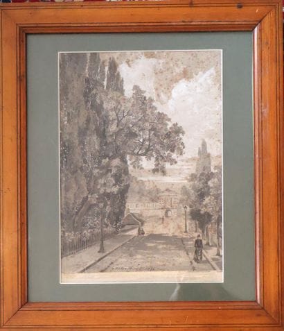 Gaston COINDRE (Besançon, 1844-1914)
La porte...