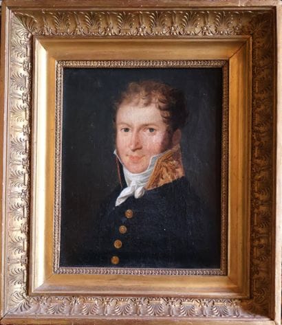 Ecole française vers 1820, entourage de Boilly
Portrait...