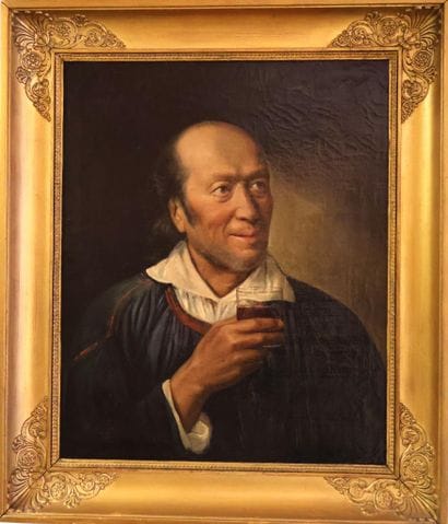 Ecole française vers 1820
Portrait d'homme...