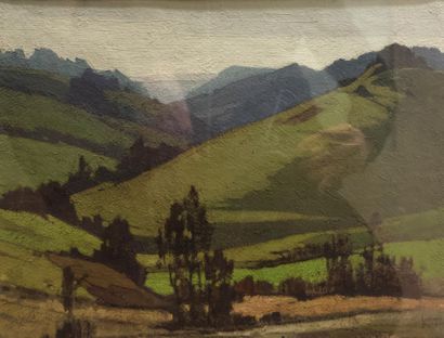 Lucien PILLOT (Vesoul, 1882-1973)
Paysage...