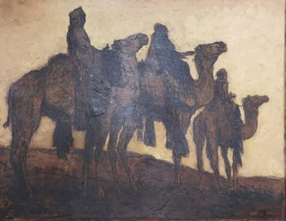 Paul-Élie DUBOIS (1886-1949)
Trois méharistes...