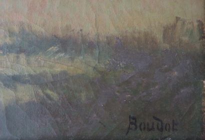 Léon BOUDOT (Besançon, 1851-1930)
Paysage
Huile...
