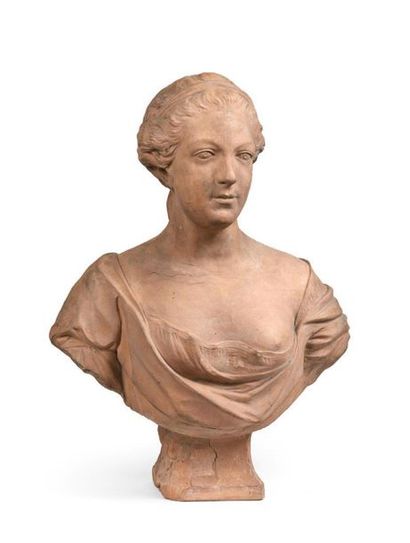D'après Jean Baptiste PIGALLE (1714-1785).
Buste...