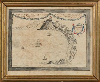 France, Consulat (1799-1804).
La corvette...