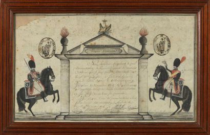 France, 1er Empire (1804-1814).
Certificat...