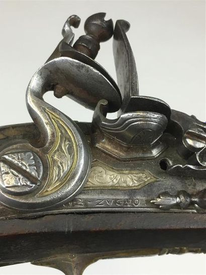 Étranger, milieu XVIIIe.
Pistolet de tir...