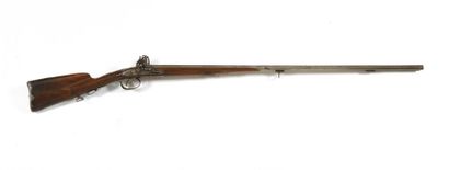 France, fin XVIIIe.
Fusil de chasse à silex...