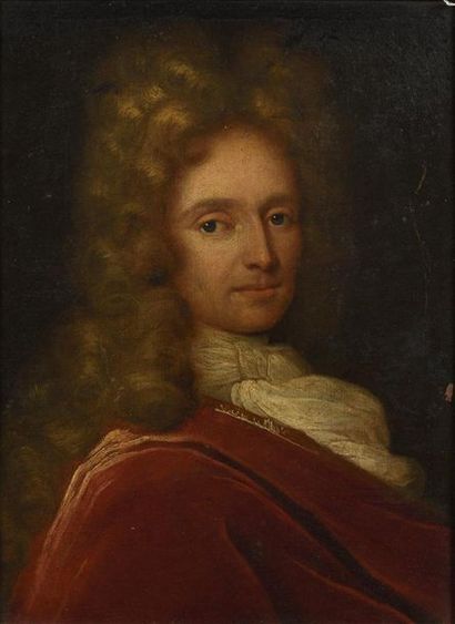 École française, vers 1720.
Portrait d'homme...