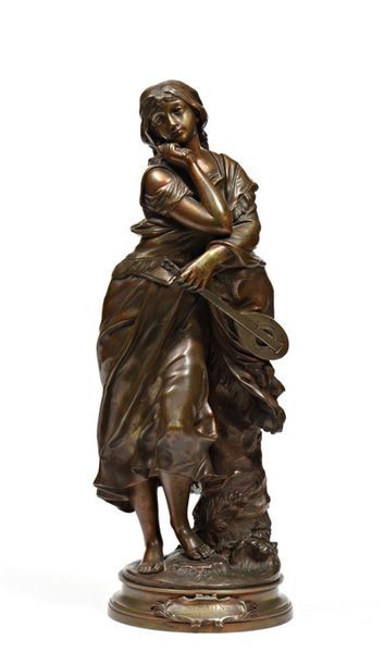 Adrien Etienne GAUDEZ (1845-1902).
Mignon.
Sculpture...
