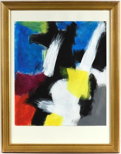Jean MIOTTE (1926-2016).
Sans titre.
Acrylique...