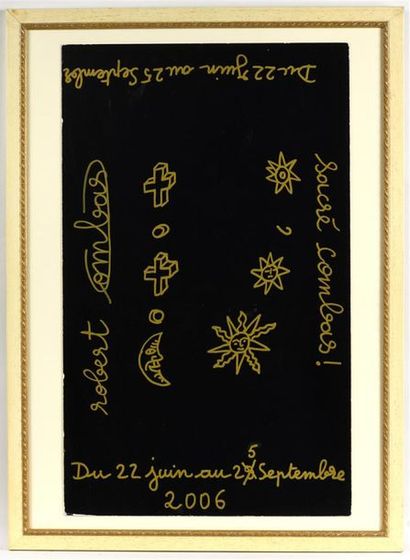 Robert COMBAS (né en 1957).
Sacré Combas.
Affiche...
