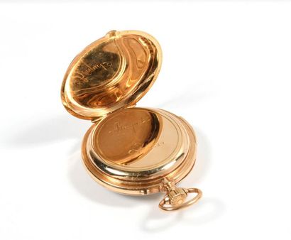 BREGUET.
Montre de gousset en or jaune 18K...