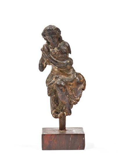 Ecole française XVIIe. 
Christ.
Sculpture...