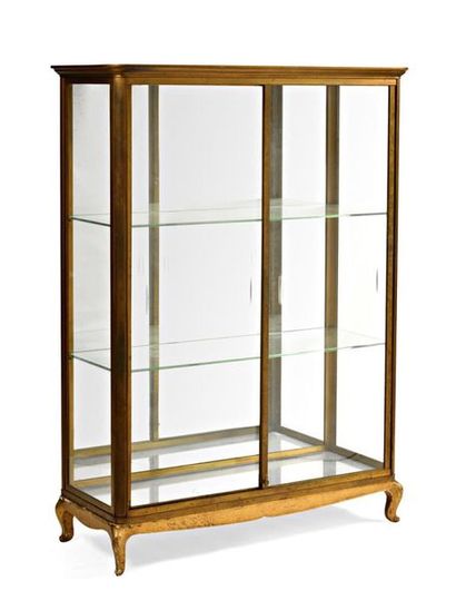 Vitrine électrifiée rectangulaire en verre...