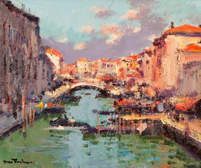 FERRO-LAGREE Georges
Venise Huile sur toile...