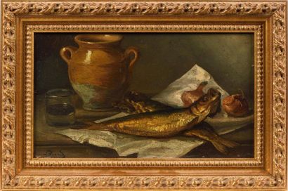 Léon BRARD (1830-1902).
Natures mortes.
Paire...