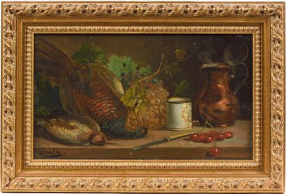 Léon BRARD (1830-1902).
Natures mortes.
Paire...