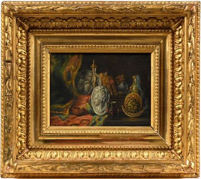 Adrien BONNEFOY (XIXe).
Natures mortes aux...