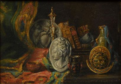 Adrien BONNEFOY (XIXe).
Natures mortes aux...