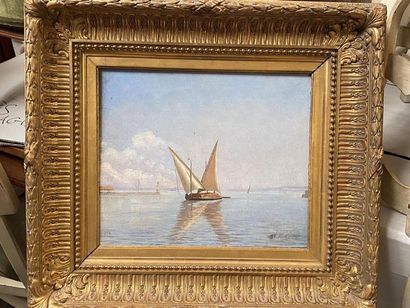 Charles Joseph VUILLERMET (1846-1913).
Felouque...