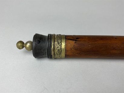 CHINE, fin XIXe-début XXe.
Pipe à opium en...