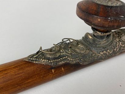 CHINE, fin XIXe-début XXe.
Pipe à opium en...
