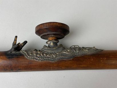 CHINE, fin XIXe-début XXe.
Pipe à opium en...
