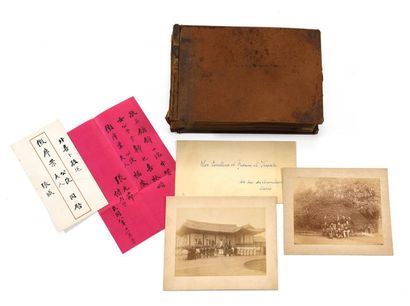 CHINE, fin XIXe-début XXe.
Album photo provenant...