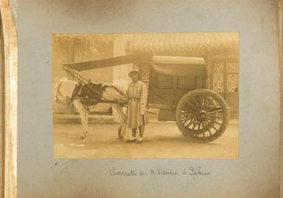 CHINE, fin XIXe-début XXe.
Album photo provenant...