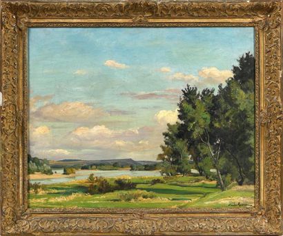 Claude RAMEAU (1876-1955).
La Loire aux Loges...