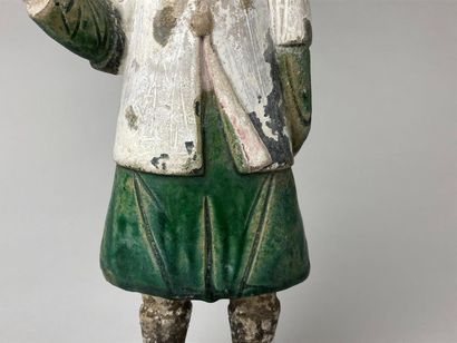 CHINE, dynastie Ming, XVIIe.
Statuette de...