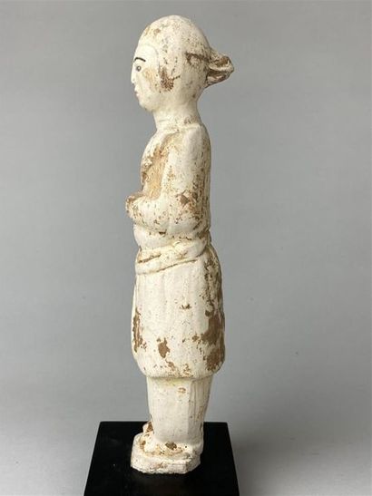 CHINE, dynastie Tang (618-907).
Statuette...