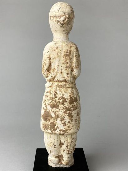 CHINE, dynastie Tang (618-907).
Statuette...