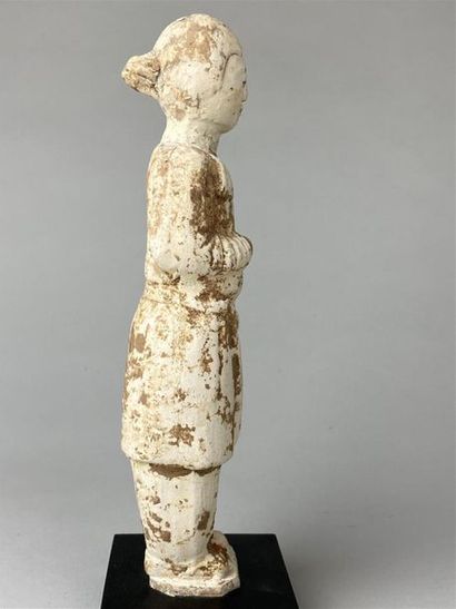 CHINE, dynastie Tang (618-907).
Statuette...