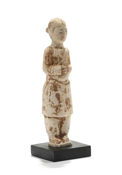 CHINE, dynastie Tang (618-907).
Statuette...
