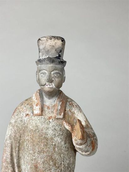 CHINE, dynastie Ming, XVIIe.
Statuette de...