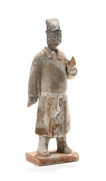 CHINE, dynastie Ming, XVIIe.
Statuette de...