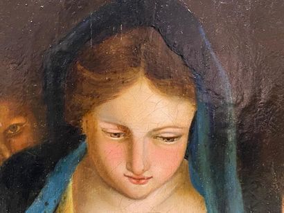 Édouard CASTRE (XIXe).
Vierge à l'Enfant...