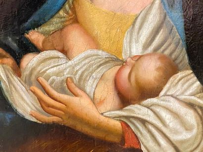 Édouard CASTRE (XIXe).
Vierge à l'Enfant...