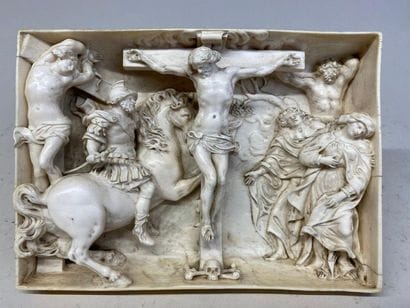 Allemagne du Sud, fin XVIIe.
La Crucifixion...